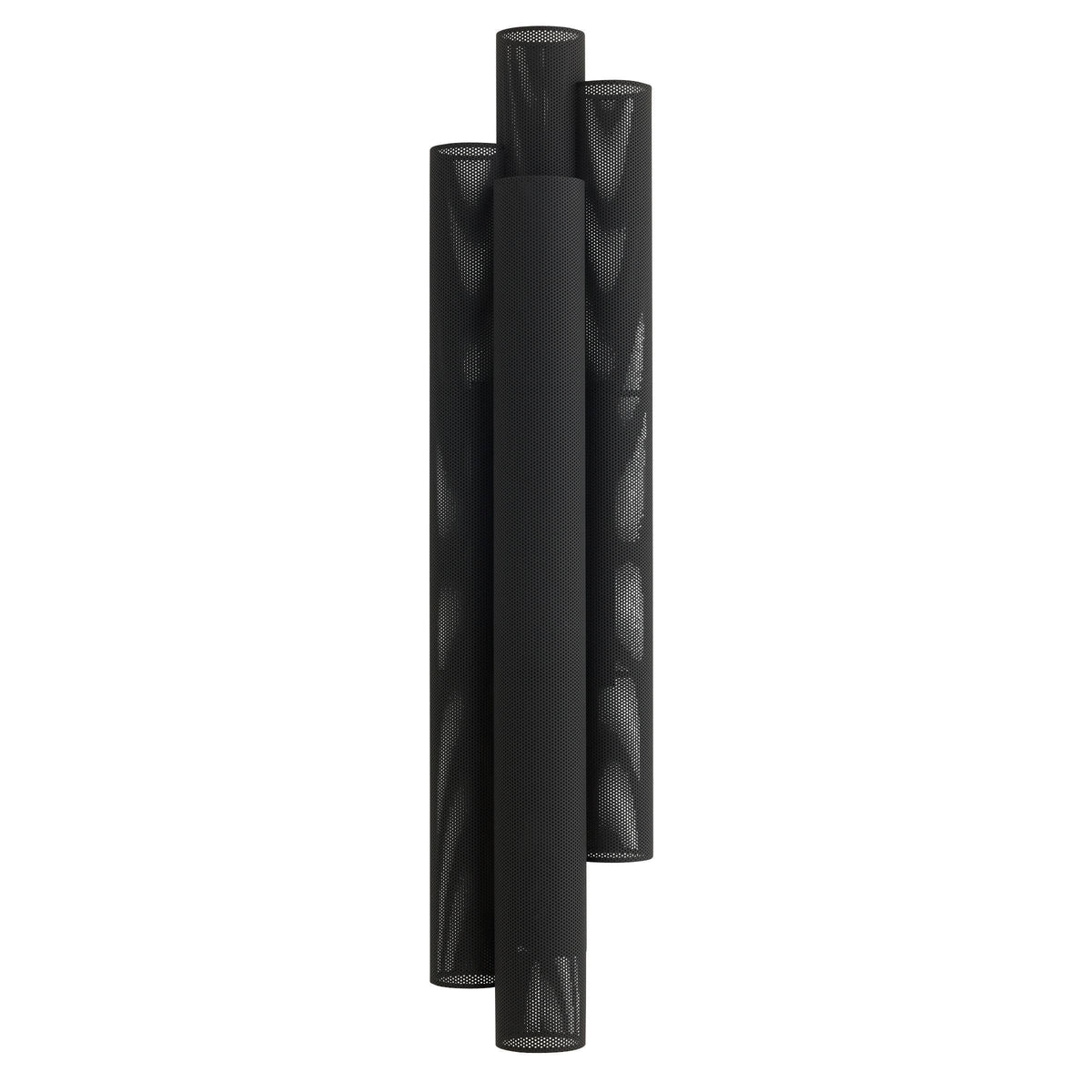 Heritage Punch Oversized Outdoor Wall Sconce – Black — view 4