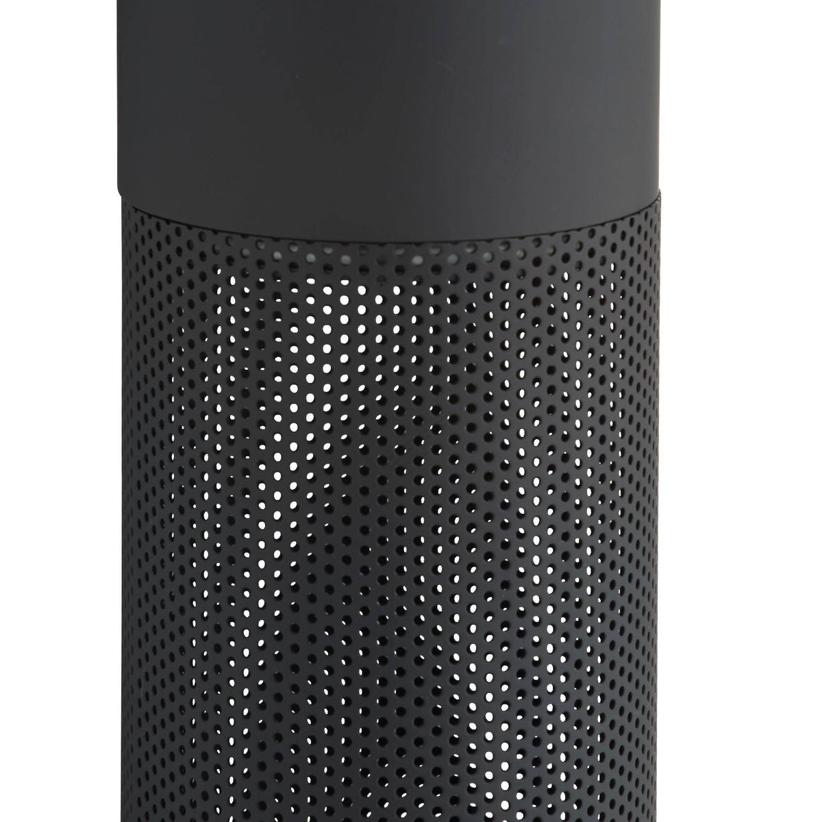 Heritage Punch Large Outdoor Wall Sconce – Black — view 5
