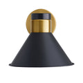 Signature Lane Wall Sconce – Black — view 1