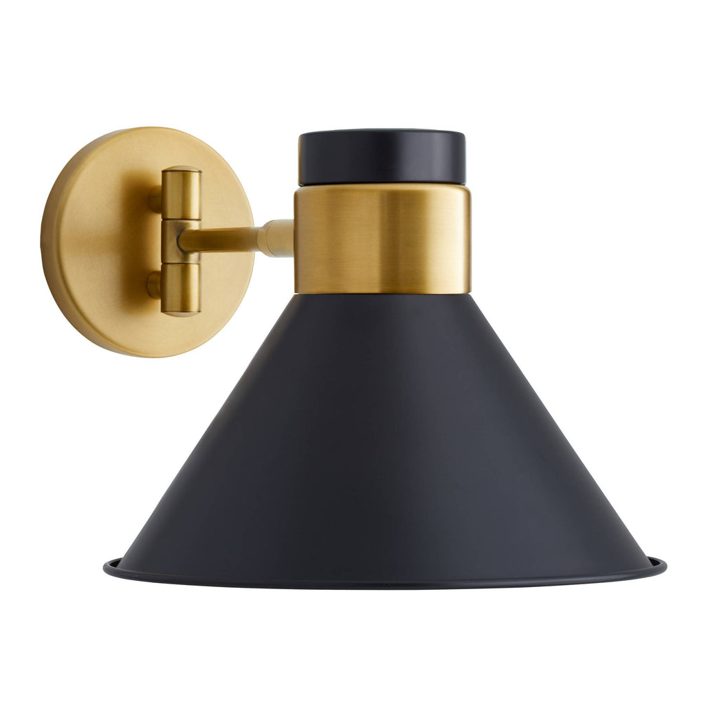 Signature Lane Wall Sconce – Black — view 4