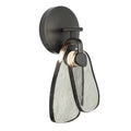 Sculptural Melt Wall Sconce – Black — view 1