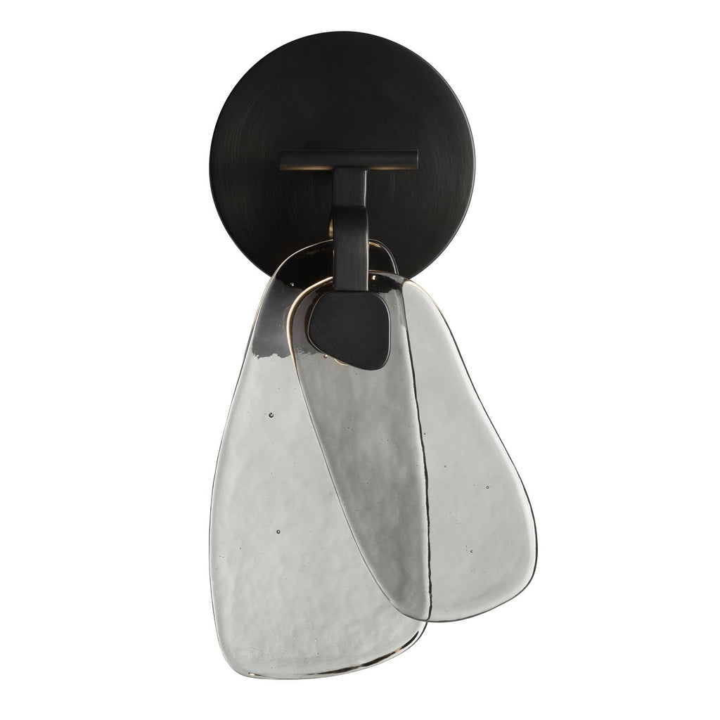 Sculptural Melt Wall Sconce – Black — view 3