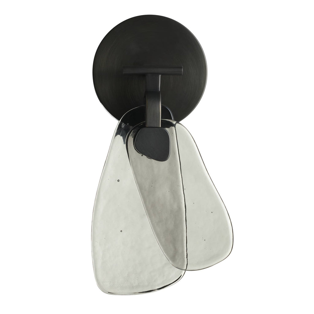 Sculptural Melt Wall Sconce – Black — view 4