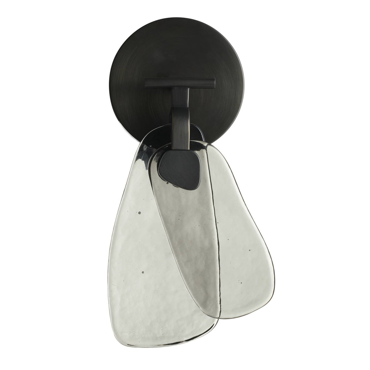 Sculptural Melt Wall Sconce – Black — view 4