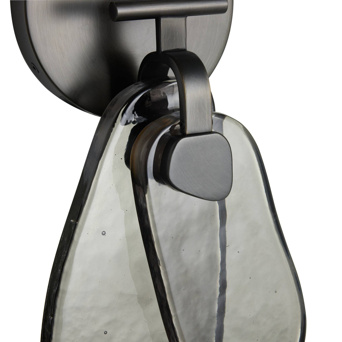 Sculptural Melt Wall Sconce – Black — view 5