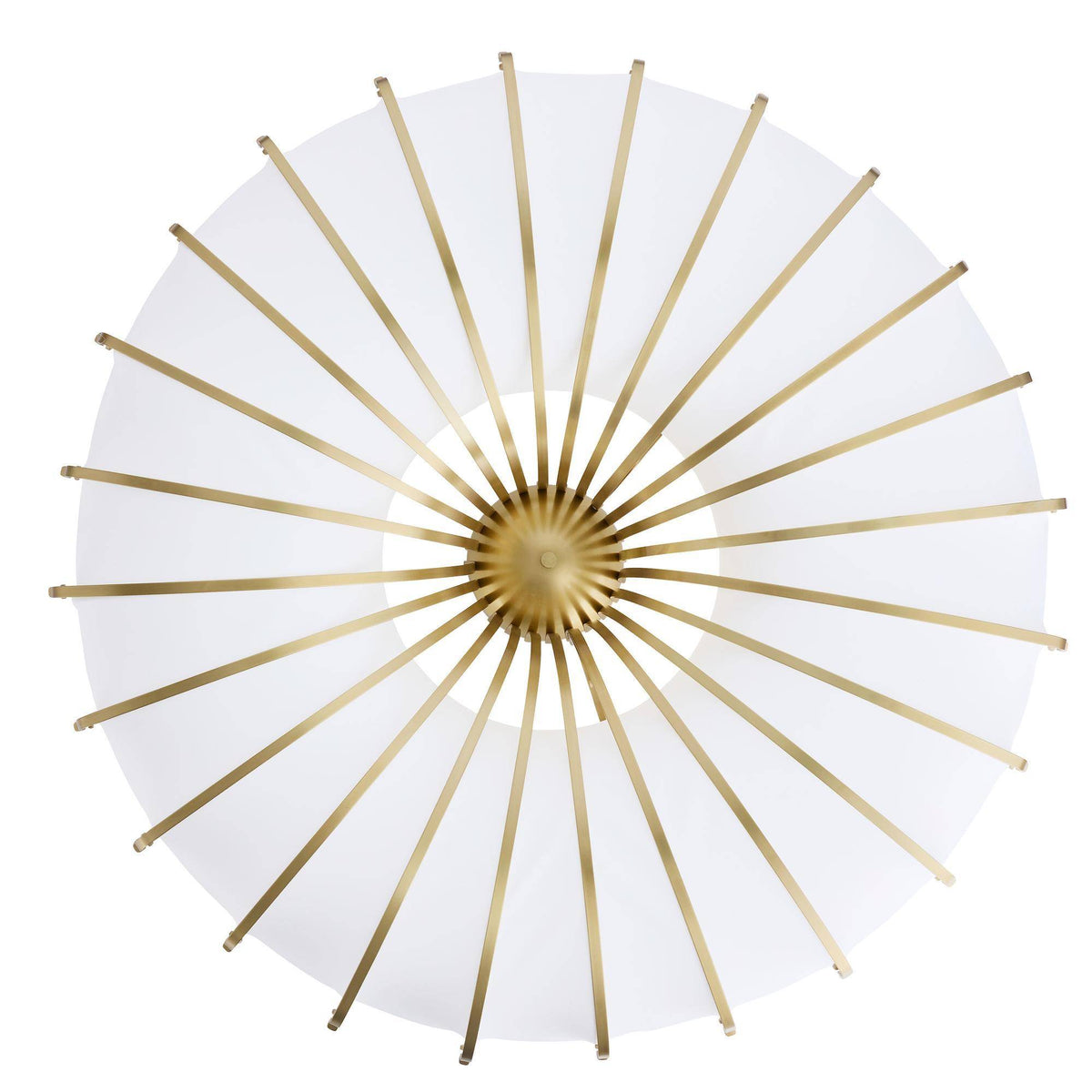 Heritage Chambers Flush Mount – Antique Brass, Steel — view 10