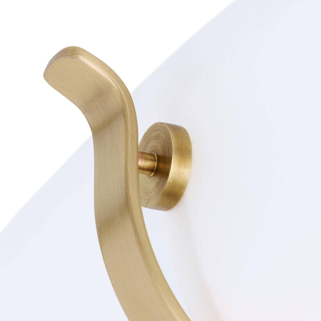 Heritage Chambers Flush Mount – Antique Brass, Steel — view 8