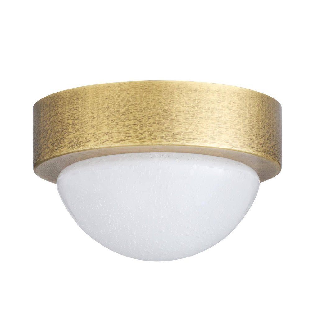 Sculptural Lennon Flush Mount – Gold — view 4