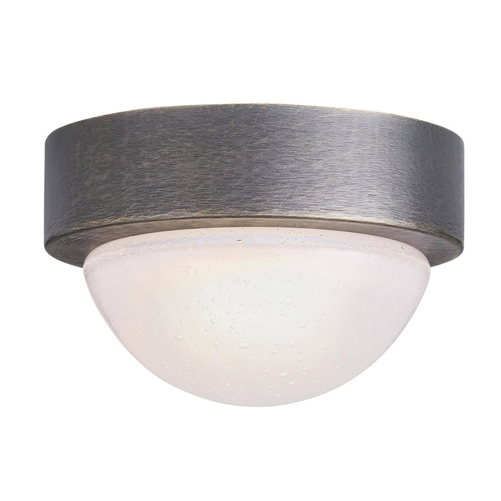 Sculptural Lennon Flush Mount – Black — view 1