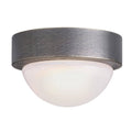 Sculptural Lennon Flush Mount – Black — view 1