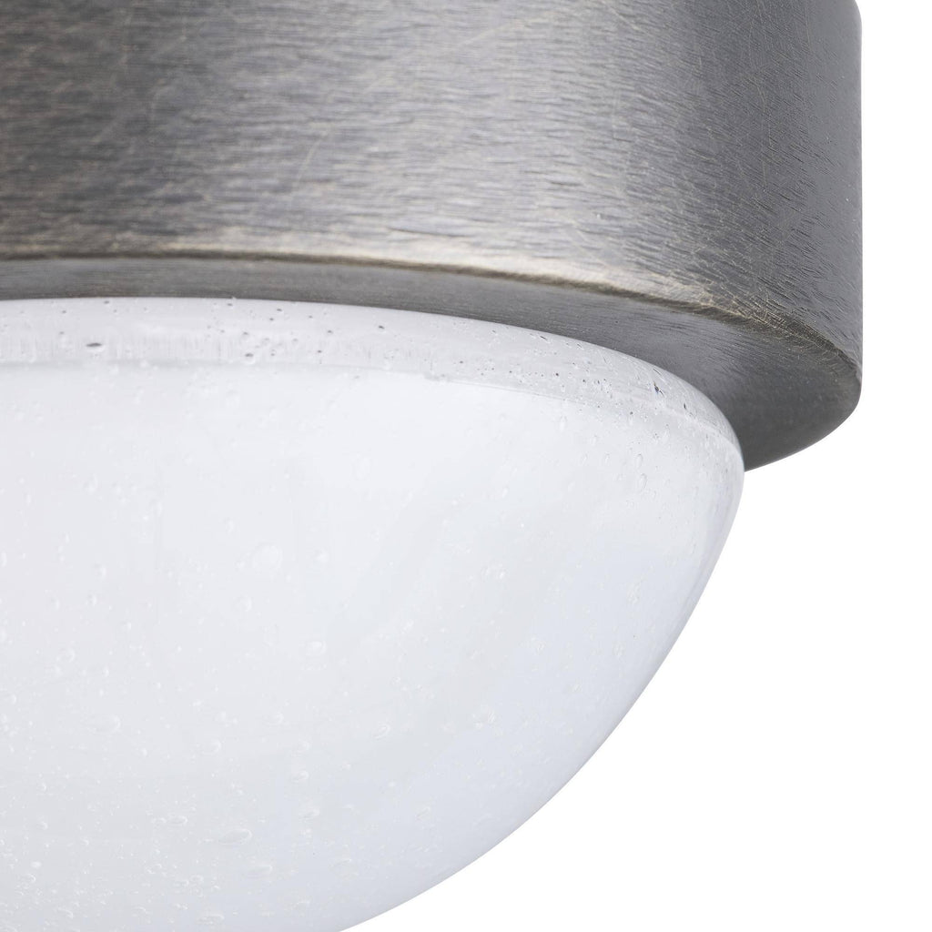 Sculptural Lennon Flush Mount – Black — view 7