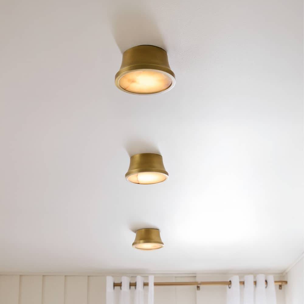 Heritage Louisa Flush Mount – Gold — view 3
