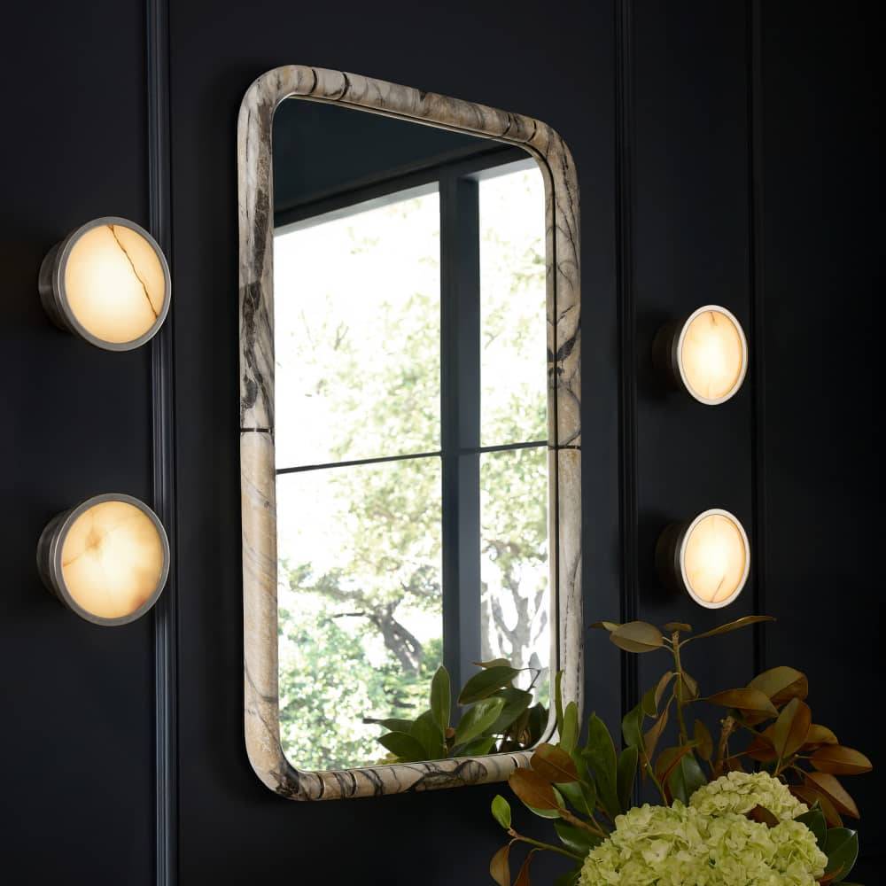 Heritage Louisa Flush Mount – Silver — view 2