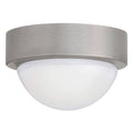 Sculptural Lennon Flush Mount – Silver — view 1
