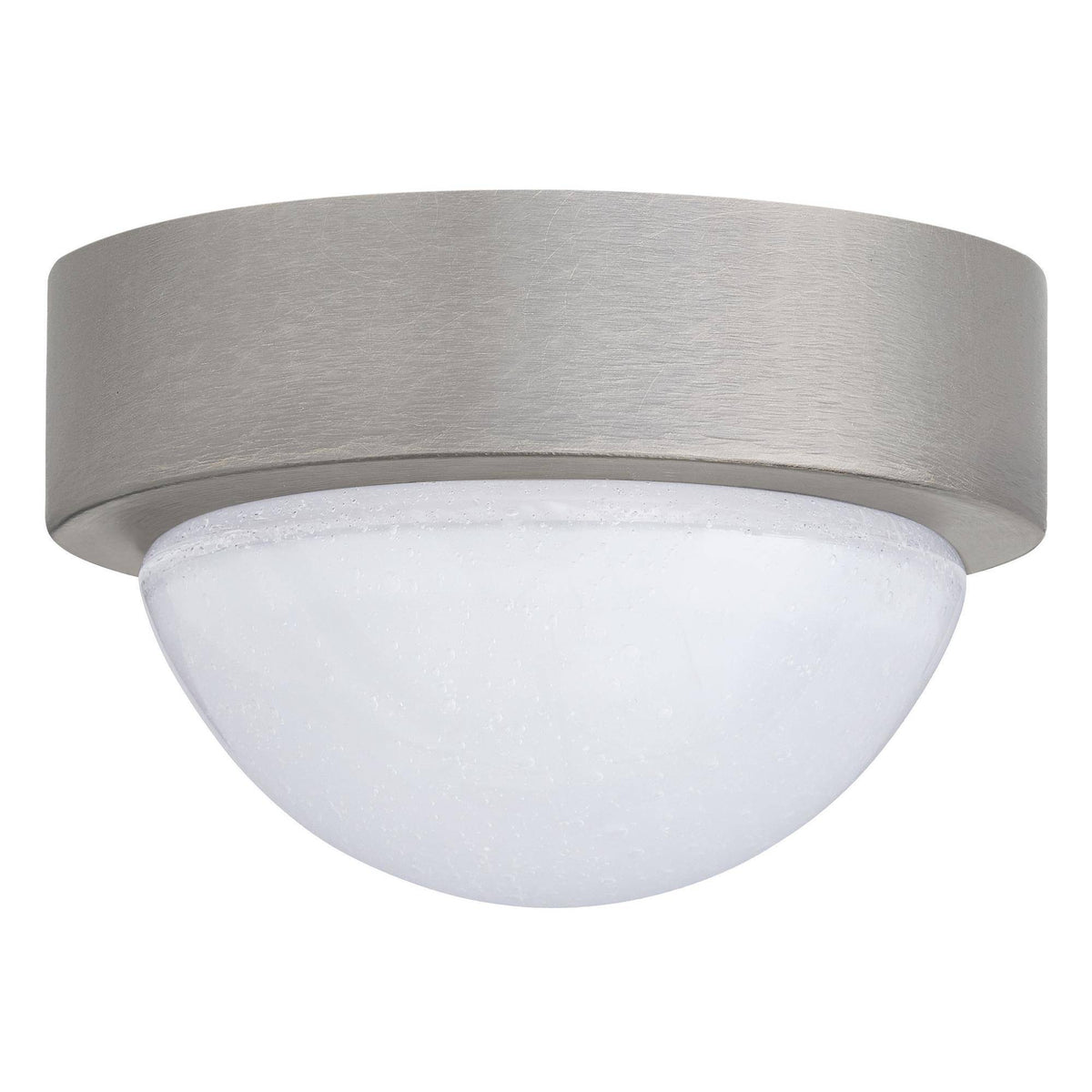 Sculptural Lennon Flush Mount – Silver — view 4