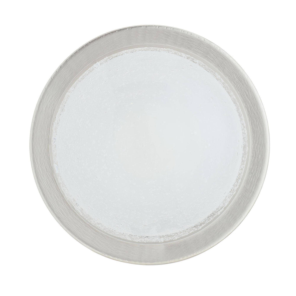 Sculptural Lennon Flush Mount – Silver — view 8