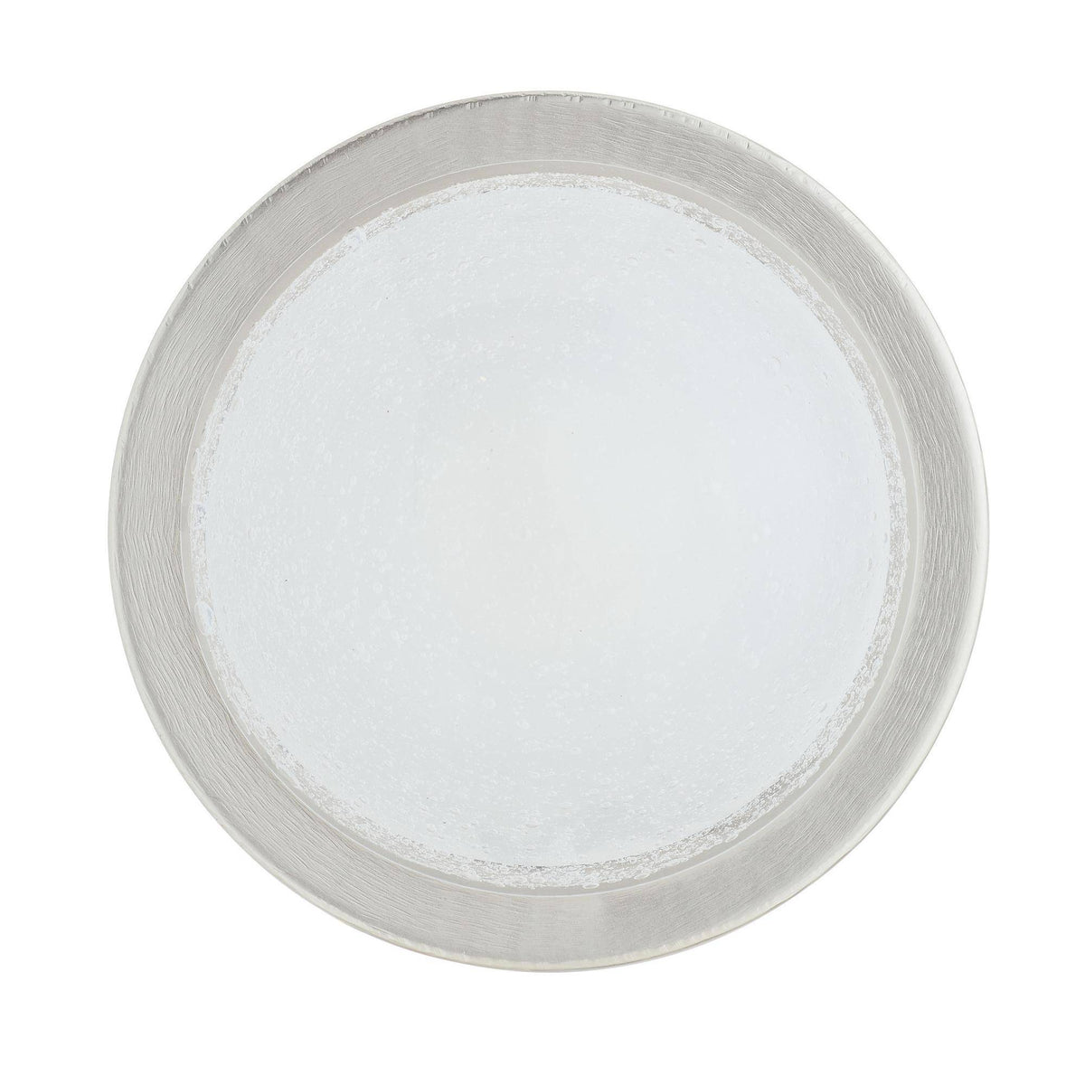 Sculptural Lennon Flush Mount – Silver — view 8