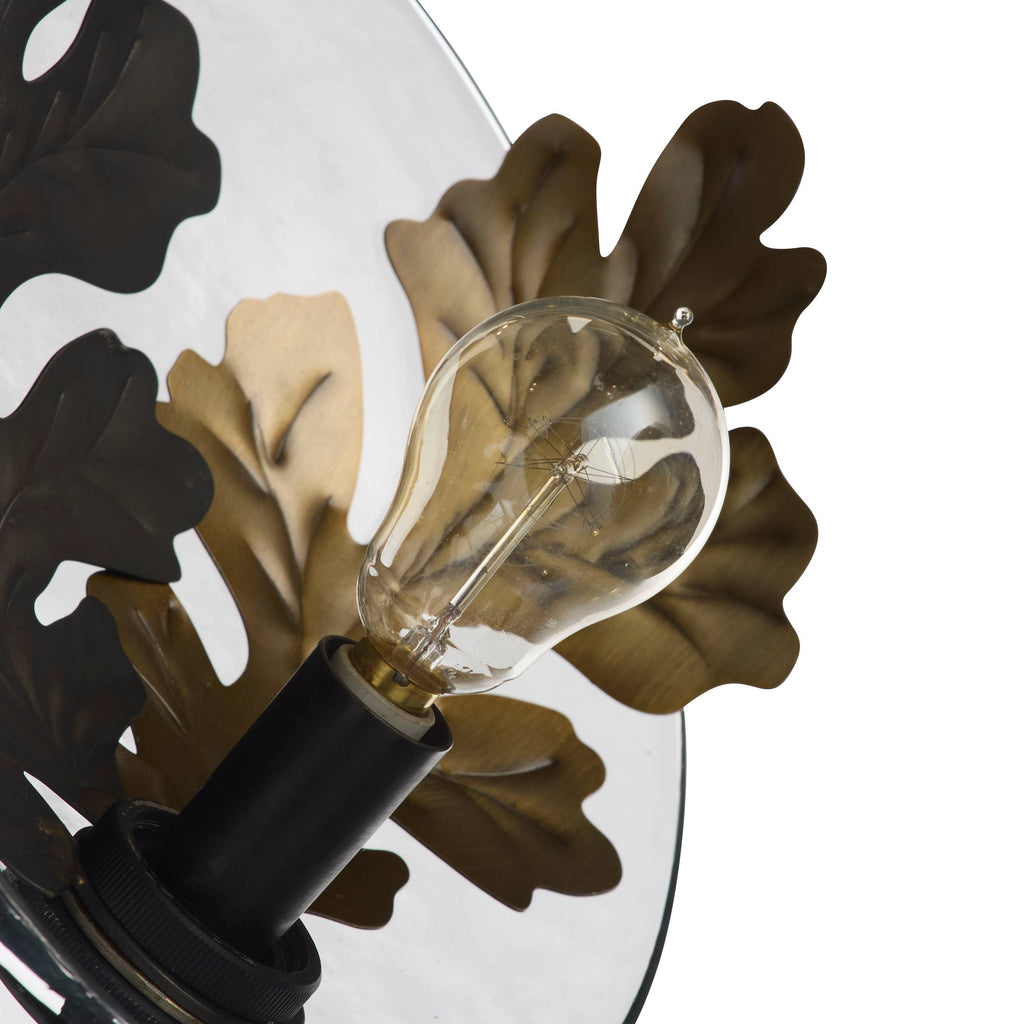 Sculptural Chene Wall Sconce — view 8