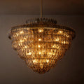 Sculptural Amelia Smoke Glass Round Chandelier – 60" — view 1
