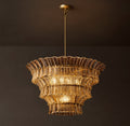 Heritage Romano Smoke Glass Round Chandelier – 36" — view 1