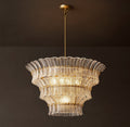 Heritage Romano Clear Glass Round Chandelier – 36" — view 1