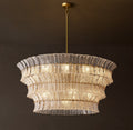 Heritage Romano Clear Glass Round Chandelier – 48" — view 1