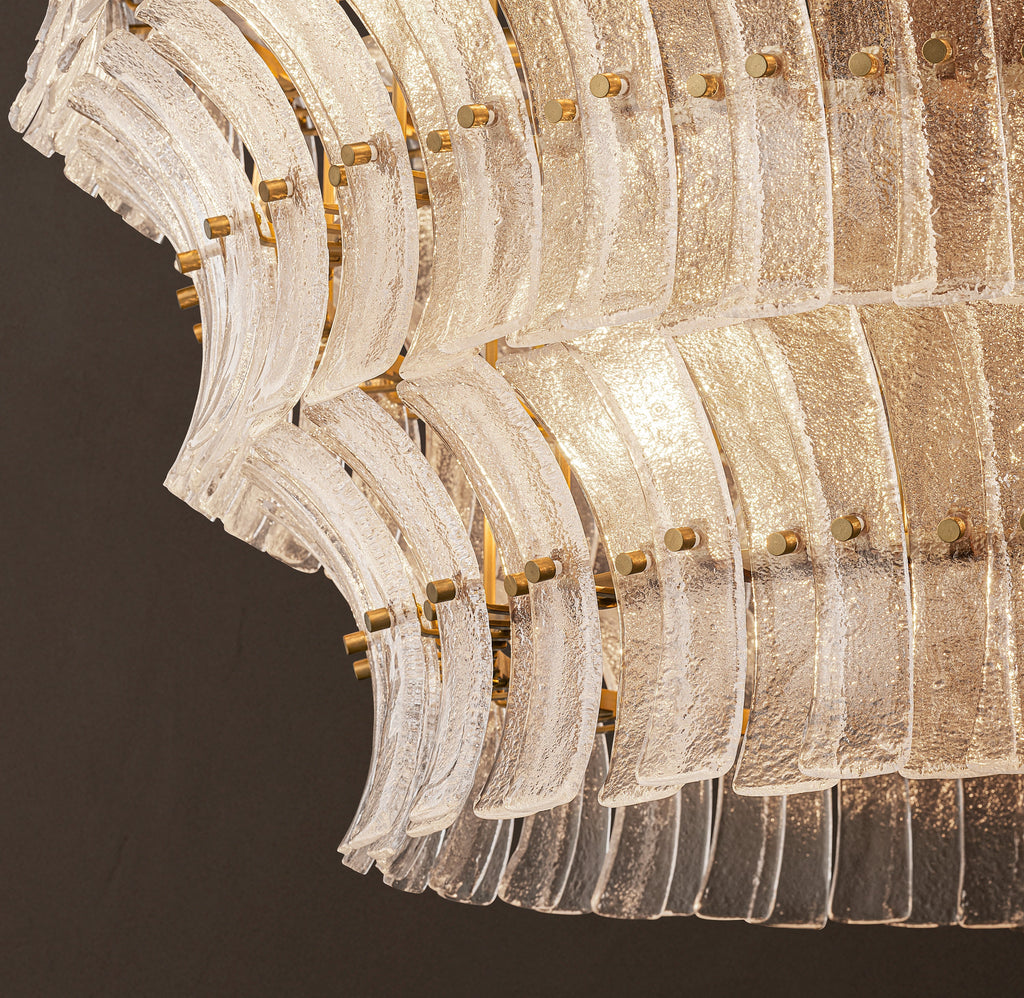 Heritage Romano Clear Glass Round Chandelier – 48" — view 3