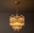 Heritage Tronchi Smoke Glass Round Chandelier – 22" — view 1