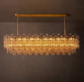Heritage Tronchi Smoke Glass Linear Chandelier — view 1