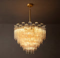 Heritage Tronchi Clear Glass Round Chandelier – 35" — view 1