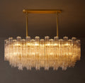 Heritage Tronchi Clear Glass Linear Chandelier — view 1