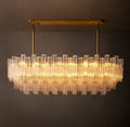 Heritage Tronchi Clear Glass Linear Chandelier — view 1