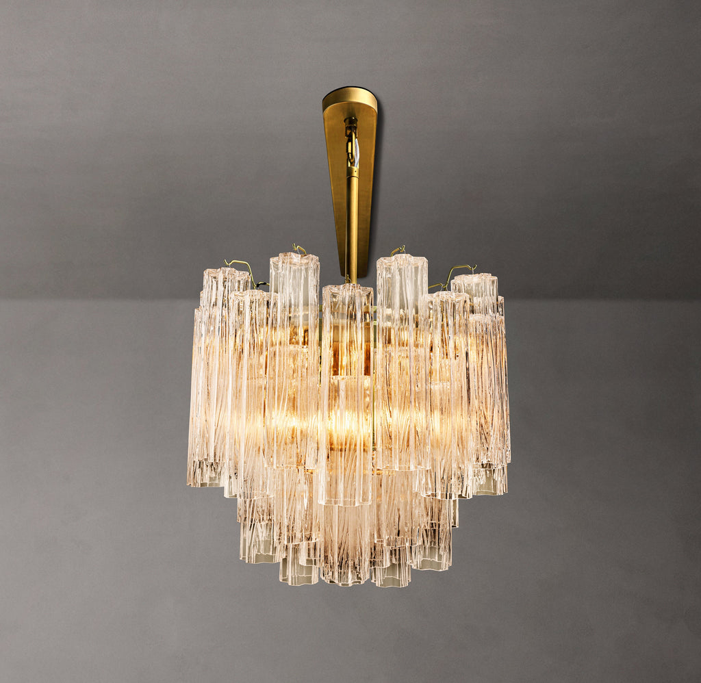 Heritage Tronchi Clear Glass Linear Chandelier — view 4