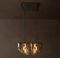 Signature Remy Square Chandelier – 24" Bronze/Smoke — view 1