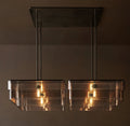 Signature Remy Square Chandelier – 60" Bronze/Smoke — view 1