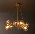 Heritage Bubble Smoke Glass Round Chandelier — view 1