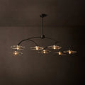 Signature Lily Clear Glass Round Chandelier – 54" — view 1