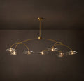 Signature Lily Clear Glass Round Chandelier – 72" — view 1