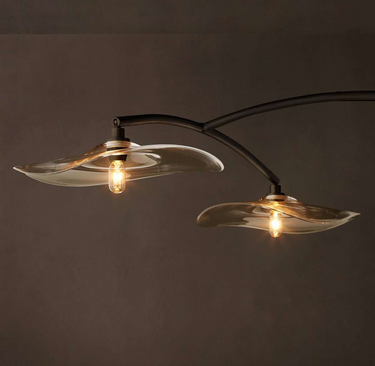 Signature Lily Clear Glass Linear Chandelier – 80" — view 4