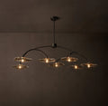 Signature Lily Smoke Glass Round Chandelier – 54" — view 1
