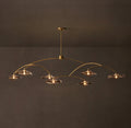 Signature Lily Smoke Glass Round Chandelier – 84" — view 1