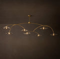 Signature Lily Smoke Glass Round Chandelier – 96" — view 1