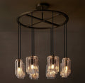 Artisan Lacour Clear Glass Round Chandelier – 36" — view 1
