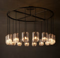 Artisan Lacour Clear Glass Round Chandelier – 60" — view 1