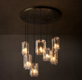 Artisan Lacour Clear Glass Cluster Chandelier – 30" — view 1