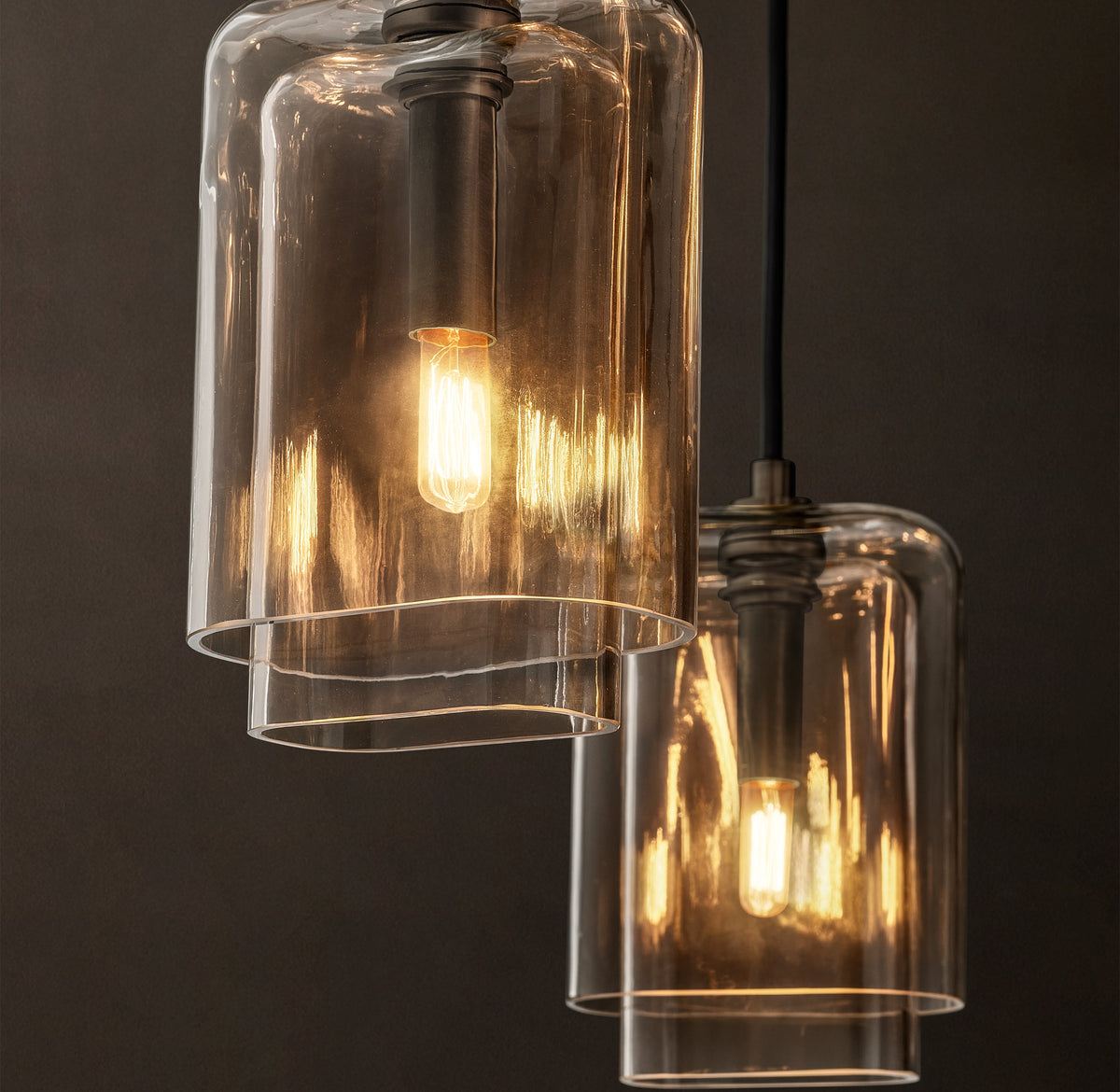 Artisan Lacour Clear Glass Cluster Chandelier – 30" — view 4