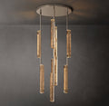 Sculptural Audubon Crystal Round Chandelier — view 1