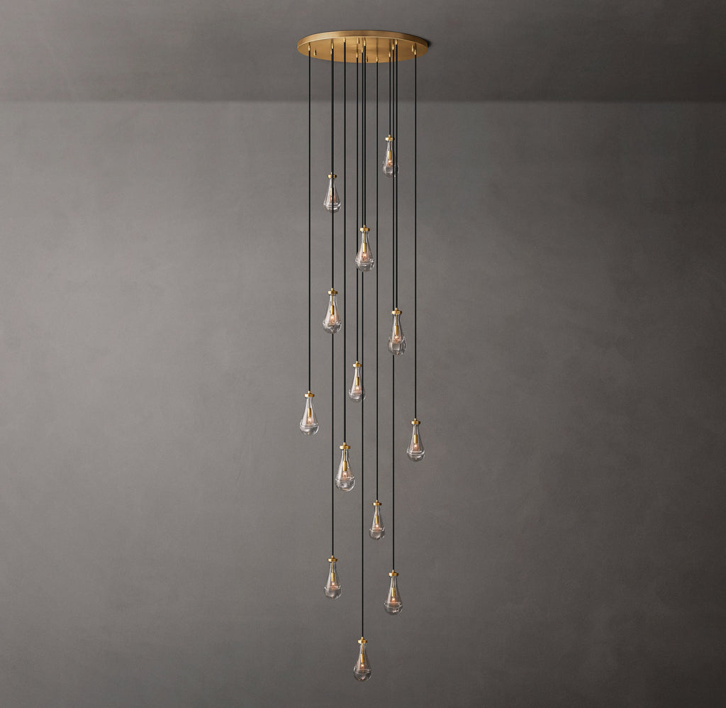 Signature Rain Round Chandelier – 36" — view 2
