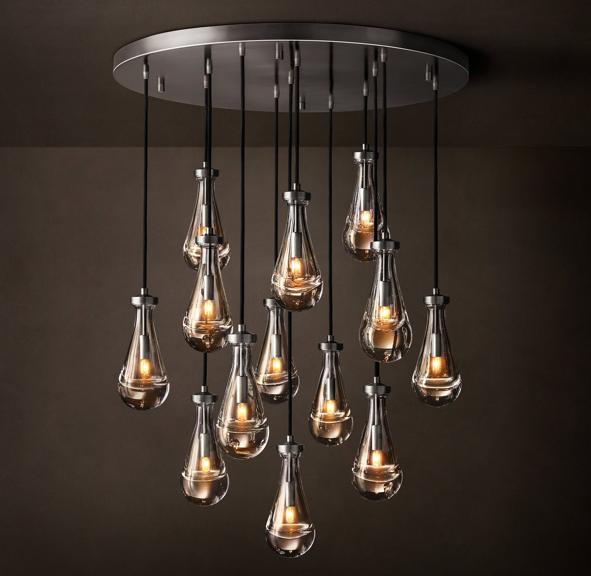 Signature Rain Round Chandelier – 36" — view 5