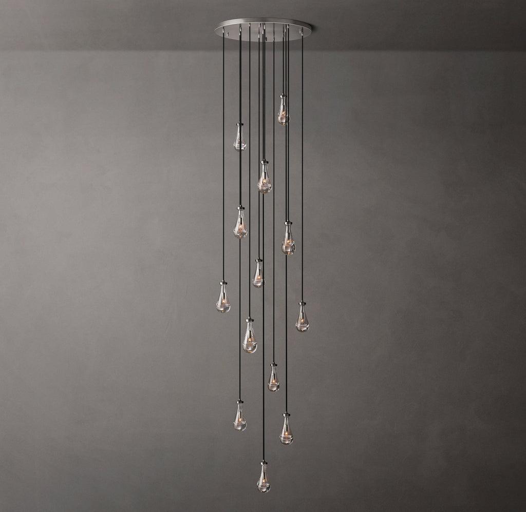 Signature Rain Round Chandelier – 36" — view 6